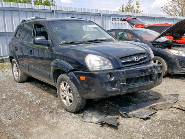 KM8JM72D46U280374 - 2006 HYUNDAI TUCSON GL BLACK photo 1