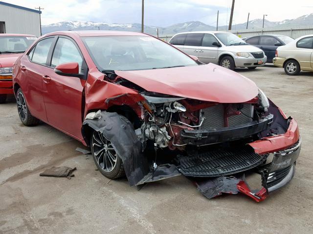 5YFBURHEXFP287914 - 2015 TOYOTA COROLLA L RED photo 1