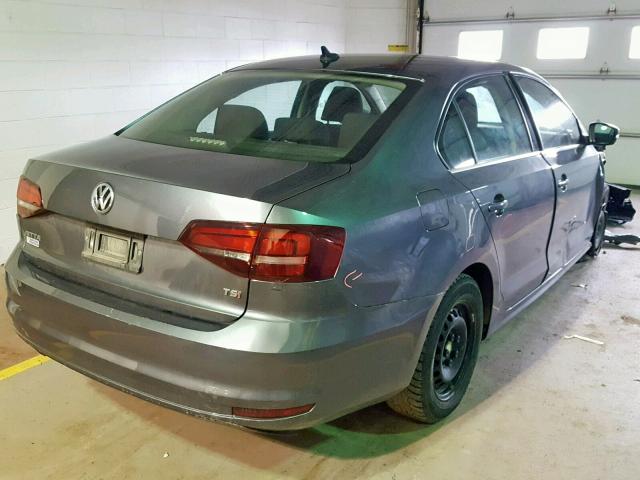 3VWD07AJ1GM345298 - 2016 VOLKSWAGEN JETTA COMF GRAY photo 4