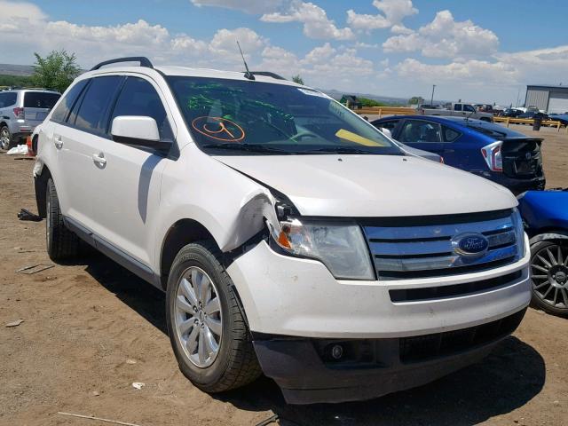 2FMDK3JCXABA07278 - 2010 FORD EDGE SEL WHITE photo 1