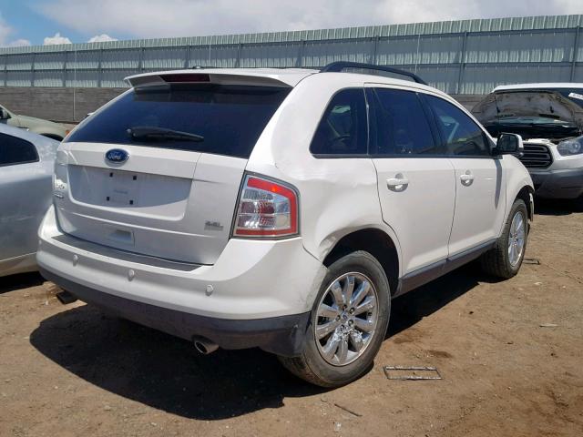 2FMDK3JCXABA07278 - 2010 FORD EDGE SEL WHITE photo 4