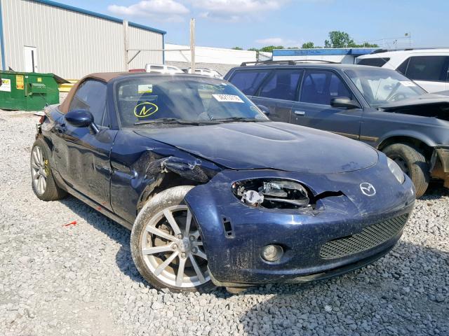 JM1NC25F580141552 - 2008 MAZDA MX-5 MIATA BLUE photo 1