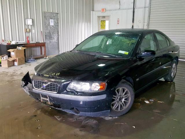 YV1RS64A742420933 - 2004 VOLVO S60 BLACK photo 2