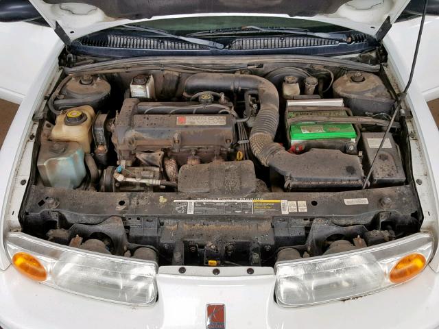 1G8ZJ8278YZ105626 - 2000 SATURN SW2 WHITE photo 7