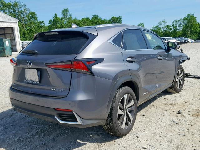 JTJBJRBZ6K2118726 - 2019 LEXUS NX 300H GRAY photo 4