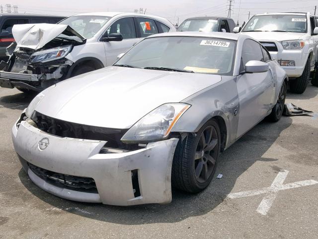 JN1AZ34E63T018252 - 2003 NISSAN 350Z COUPE SILVER photo 2