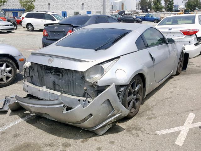 JN1AZ34E63T018252 - 2003 NISSAN 350Z COUPE SILVER photo 4