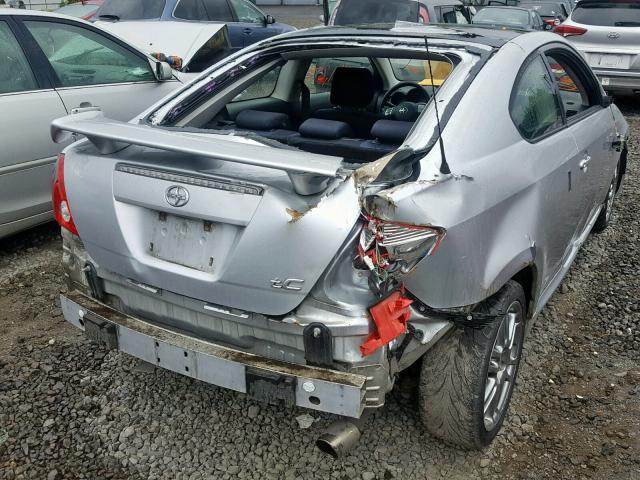 JTKDE177070151502 - 2007 TOYOTA SCION TC SILVER photo 9
