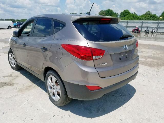 KM8JT3AB0CU390863 - 2012 HYUNDAI TUCSON GL TAN photo 3