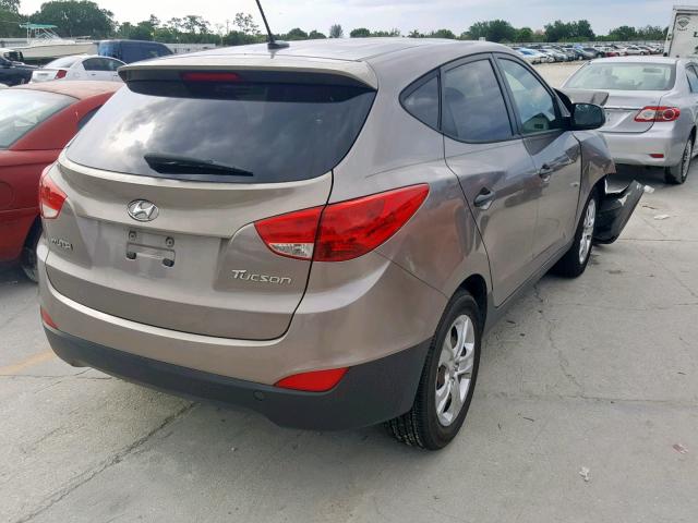 KM8JT3AB0CU390863 - 2012 HYUNDAI TUCSON GL TAN photo 4