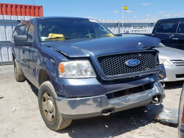 1FTVF14585NB95050 - 2005 FORD F150 BLUE photo 1