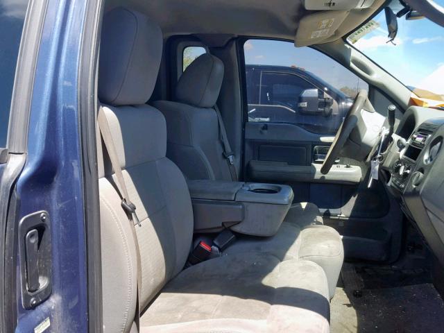 1FTVF14585NB95050 - 2005 FORD F150 BLUE photo 6