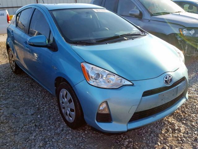 JTDKDTB36E1071632 - 2014 TOYOTA PRIUS C TURQUOISE photo 1