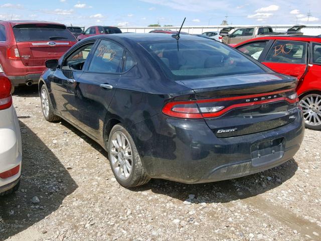 1C3CDFFA5GD817993 - 2016 DODGE DART SXT S BLACK photo 3