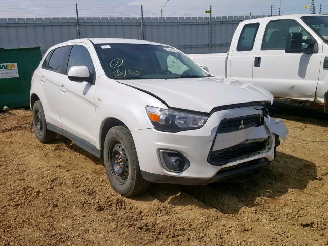 4A4AJ3AU1EE602543 - 2014 MITSUBISHI RVR SE WHITE photo 1