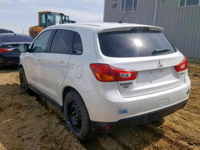 4A4AJ3AU1EE602543 - 2014 MITSUBISHI RVR SE WHITE photo 3