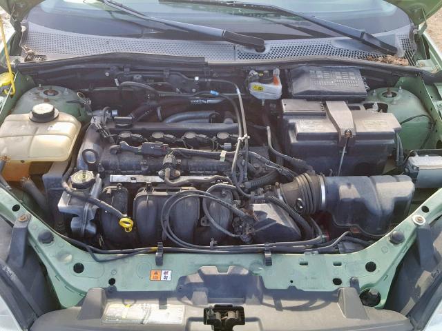 1FAHP34NX7W283056 - 2007 FORD FOCUS ZX4 GREEN photo 7