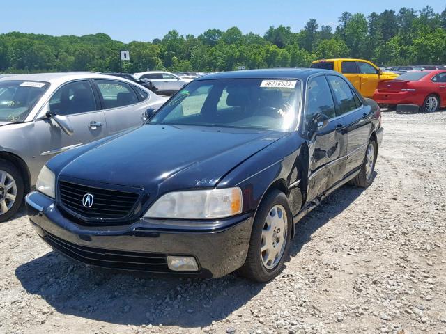 JH4KA96634C002141 - 2004 ACURA 3.5RL BLACK photo 2