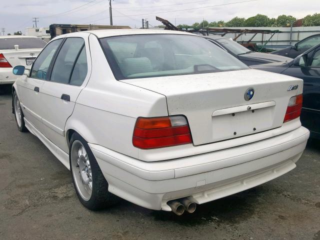 WBSCD0328WEE13676 - 1998 BMW M3 AUTOMAT WHITE photo 3