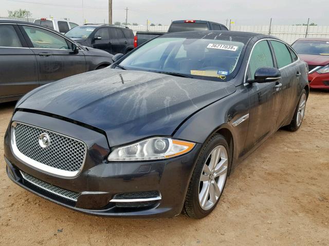 SAJWA2GB9BLV16967 - 2011 JAGUAR XJL CHARCOAL photo 2