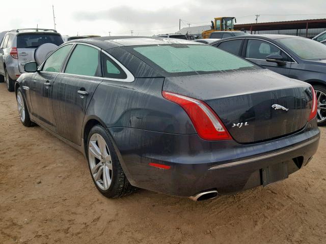 SAJWA2GB9BLV16967 - 2011 JAGUAR XJL CHARCOAL photo 3