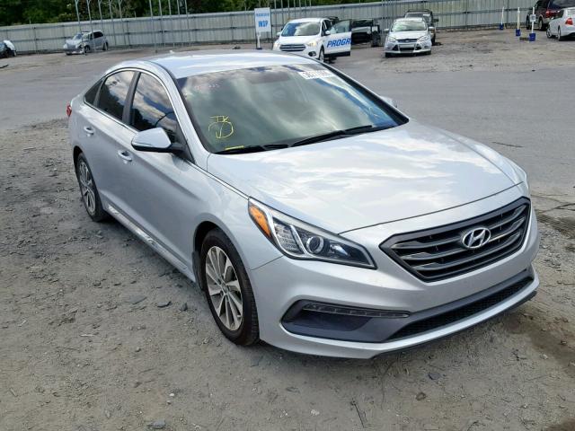 5NPE34AF8FH236964 - 2015 HYUNDAI SONATA SPO SILVER photo 1