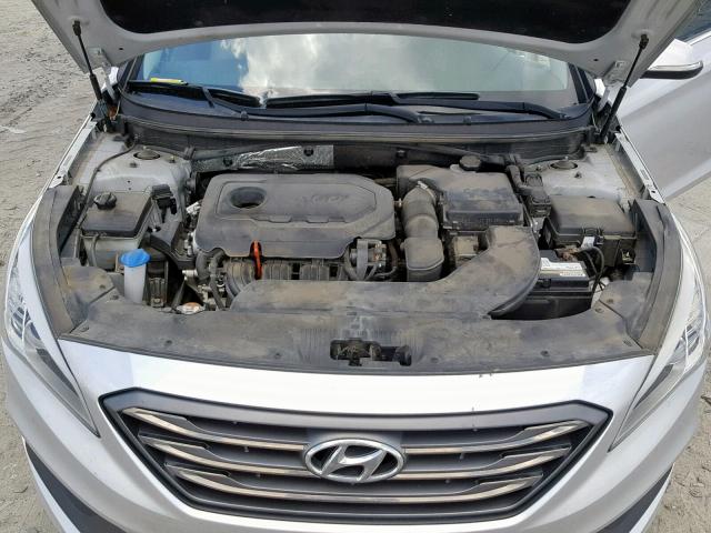 5NPE34AF8FH236964 - 2015 HYUNDAI SONATA SPO SILVER photo 7