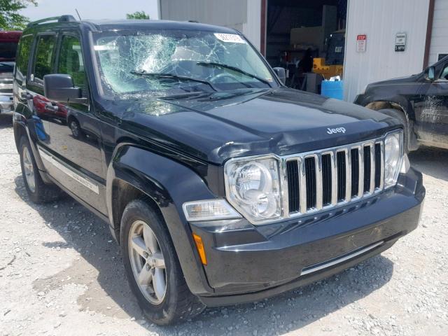 1J8GN58K98W210326 - 2008 JEEP LIBERTY LI BLACK photo 1