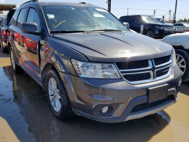 3C4PDCBG1FT710986 - 2015 DODGE JOURNEY SX GRAY photo 1