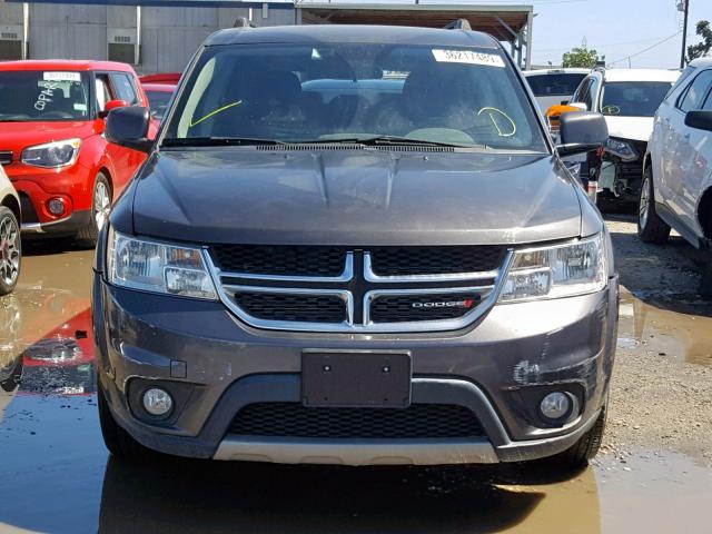 3C4PDCBG1FT710986 - 2015 DODGE JOURNEY SX GRAY photo 9