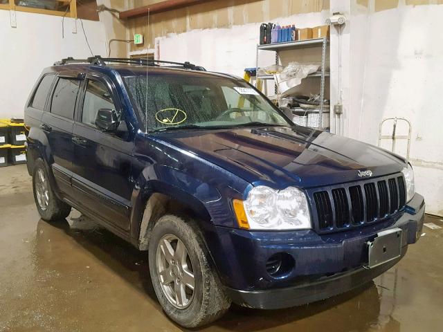 1J4GR48K75C715326 - 2005 JEEP GRAND CHER BLUE photo 1