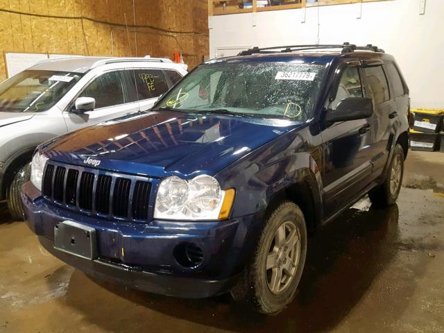 1J4GR48K75C715326 - 2005 JEEP GRAND CHER BLUE photo 2