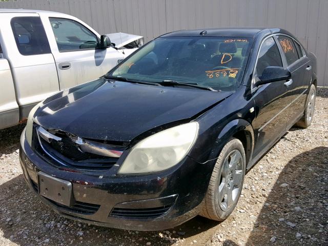 1G8ZS57N27F218880 - 2007 SATURN AURA XE BLACK photo 2