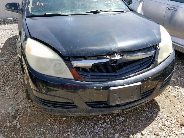 1G8ZS57N27F218880 - 2007 SATURN AURA XE BLACK photo 9