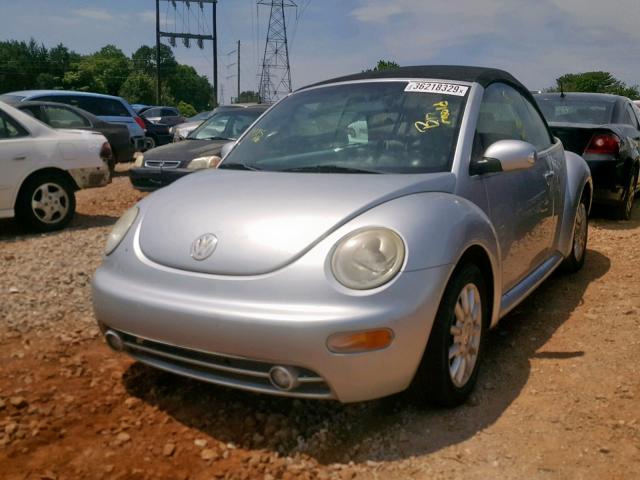 3VWCM31Y64M344309 - 2004 VOLKSWAGEN NEW BEETLE Gümüş foto 2
