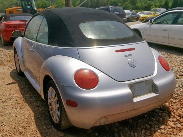 3VWCM31Y64M344309 - 2004 VOLKSWAGEN NEW BEETLE Gümüş foto 3