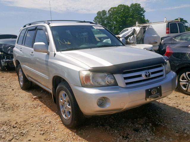 JTEGP21AX40024109 - 2004 TOYOTA HIGHLANDER SILVER photo 1