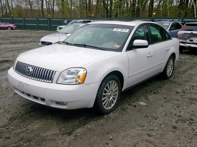 1MEHM43135G612371 - 2005 MERCURY MONTEGO PR WHITE photo 2