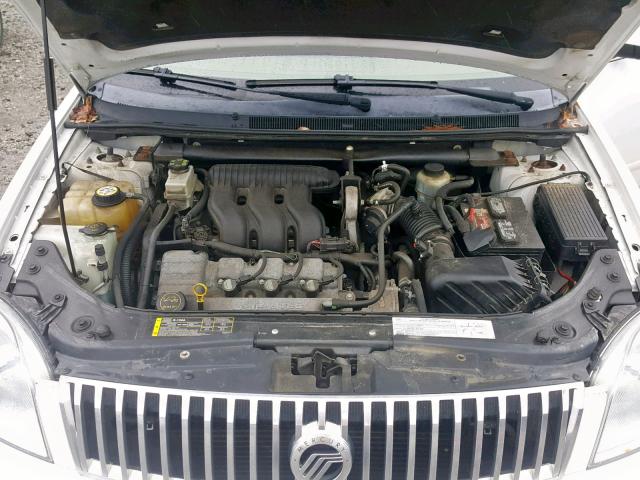 1MEHM43135G612371 - 2005 MERCURY MONTEGO PR WHITE photo 7