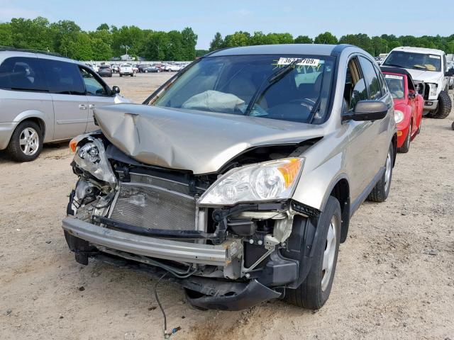 JHLRE38327C037054 - 2007 HONDA CR-V LX TAN photo 2