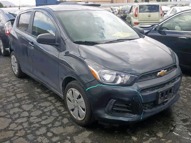 KL8CA6SAXHC821144 - 2017 CHEVROLET SPARK LS GRAY photo 1