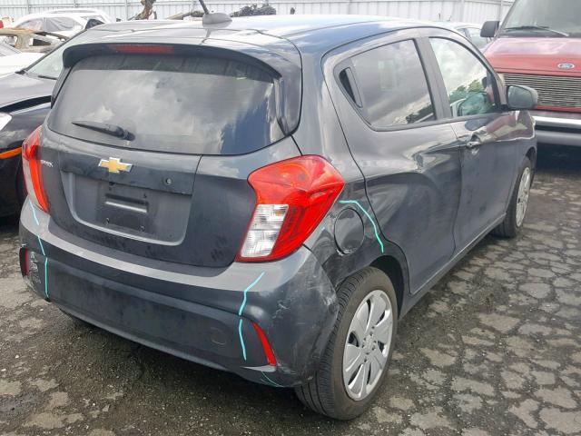 KL8CA6SAXHC821144 - 2017 CHEVROLET SPARK LS GRAY photo 4