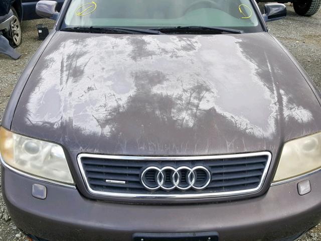 WAUEH64B91N162756 - 2001 AUDI A6 2.8 QUA BROWN photo 9