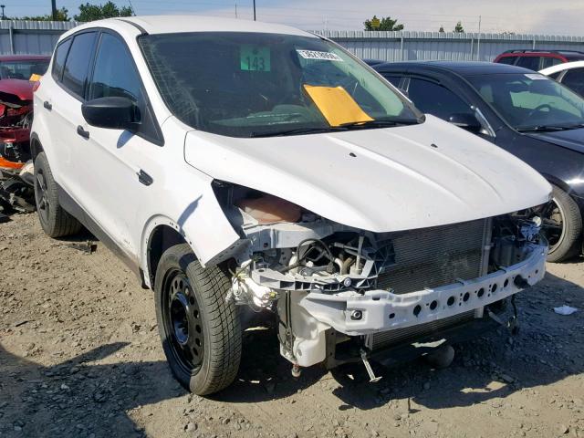 1FMCU0F71GUC60475 - 2016 FORD ESCAPE S WHITE photo 1