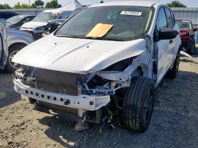 1FMCU0F71GUC60475 - 2016 FORD ESCAPE S WHITE photo 2