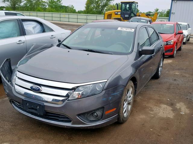 3FAHP0HA0CR167917 - 2012 FORD FUSION SE CHARCOAL photo 2