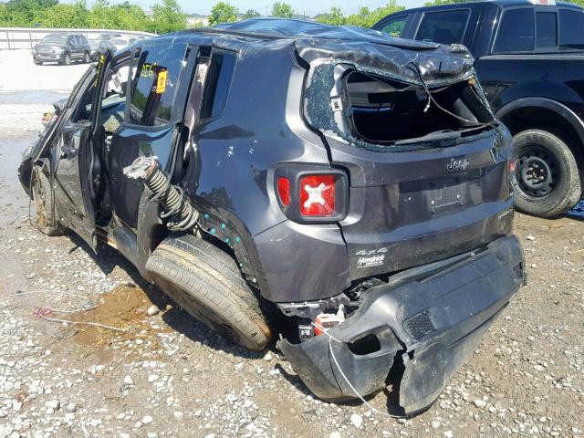 ZACCJBAB0HPG35411 - 2017 JEEP RENEGADE S GRAY photo 3