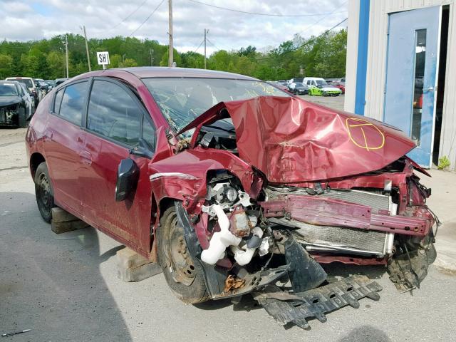 JHMZE2H51AS017785 - 2010 HONDA INSIGHT LX RED photo 1