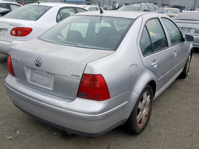 3VWSG29MX1M054956 - 2001 VOLKSWAGEN JETTA GLS SILVER photo 4