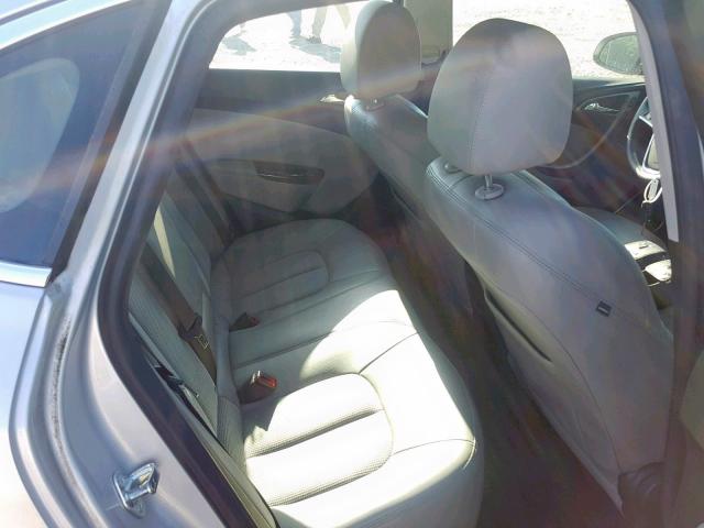 1G4PP5SK0G4141395 - 2016 BUICK VERANO SILVER photo 6